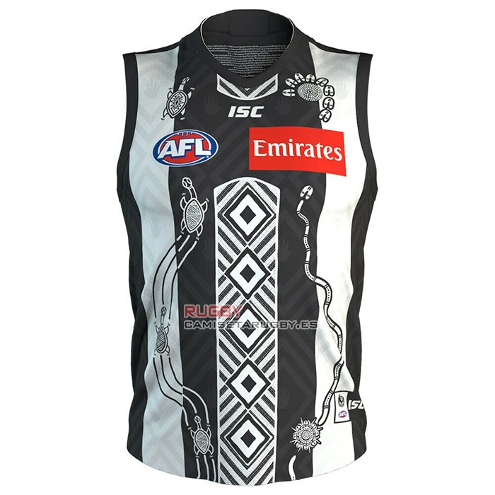 Camiseta Collingwood Magpies AFL 2020-2021 Indigena